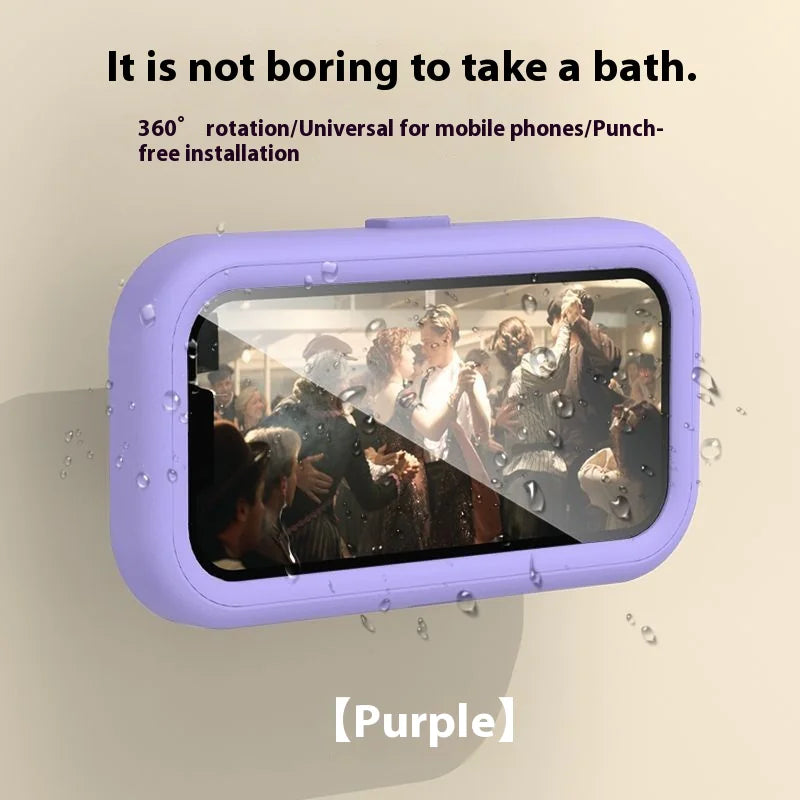 ShowerPal- Waterproof Touchscreen Rotatable Phone Holder