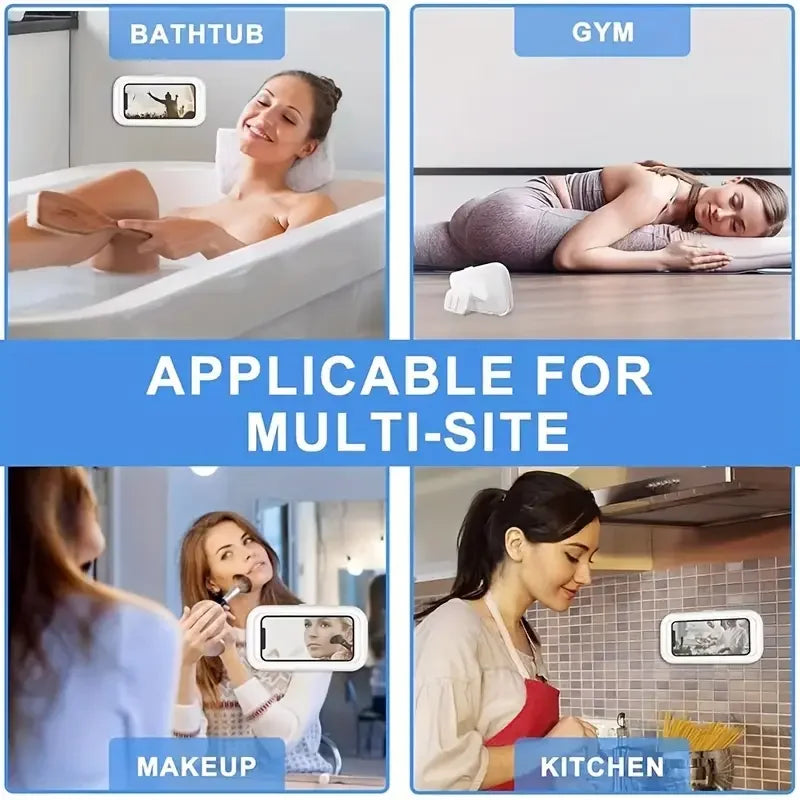 360° Rotation Waterproof Shower Phone Holder