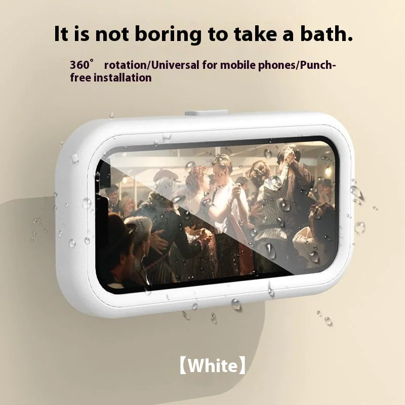 ShowerPal- Waterproof Touchscreen Rotatable Phone Holder